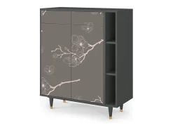 Aparador - 96х110х41 cm - BS6 - Cherry Blossom, Antracita