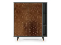 Aparador - 96х110х41 cm - BS6 - Chocolate Bar, Antracita