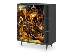 Aparador - 96х110х41 cm - BS6 - Christ in Limbo, Antracita