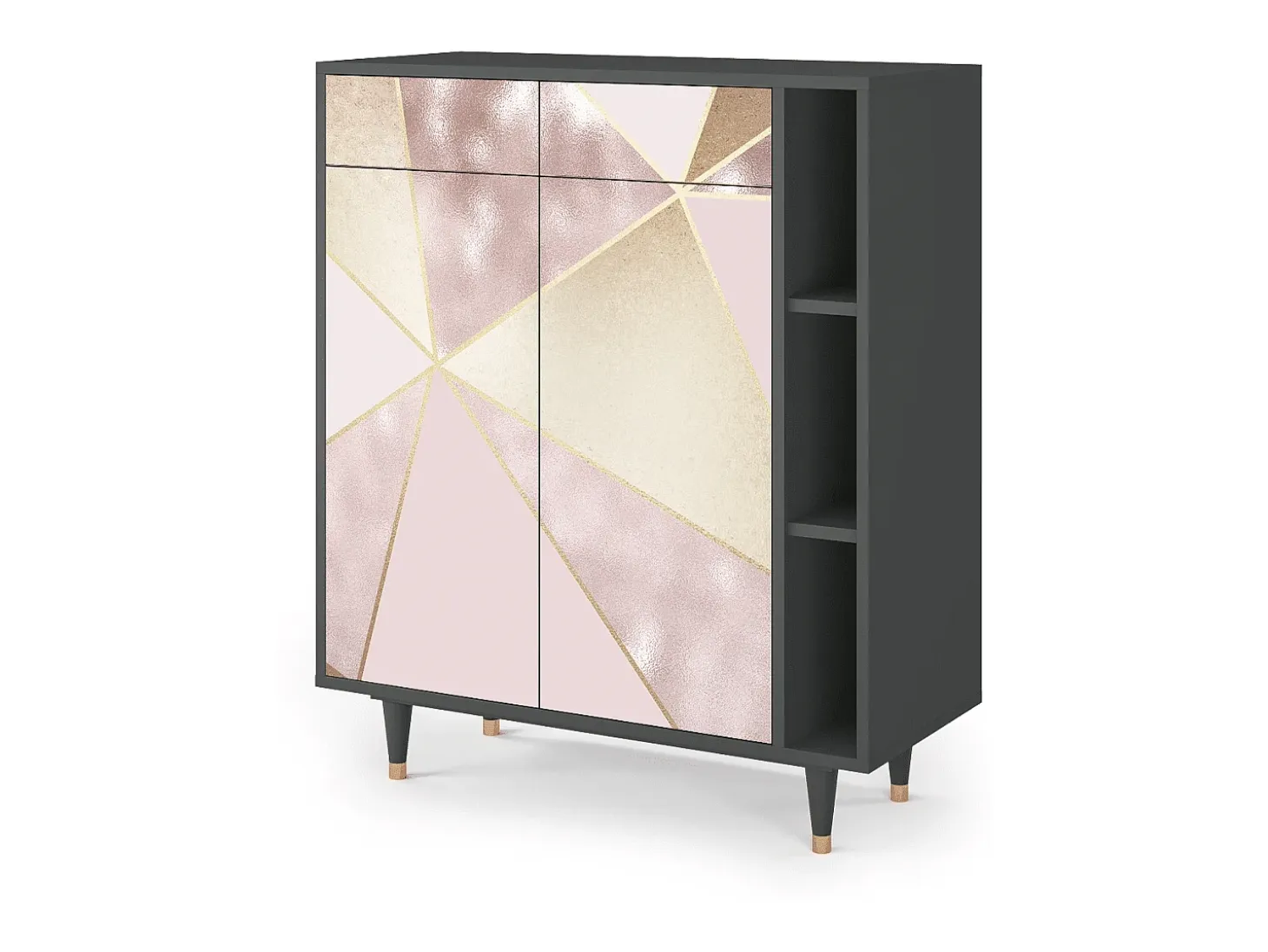 Aparador - 96х110х41 cm - BS6 - Cosmopolitan Diva, Antracita
