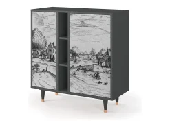 Aparador - 94х96х41 cm - BS5 - Country Village, Antracita