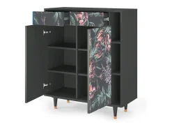 Aparador - 96х110х41 cm - BS6 - Dark Peonies, Antracita