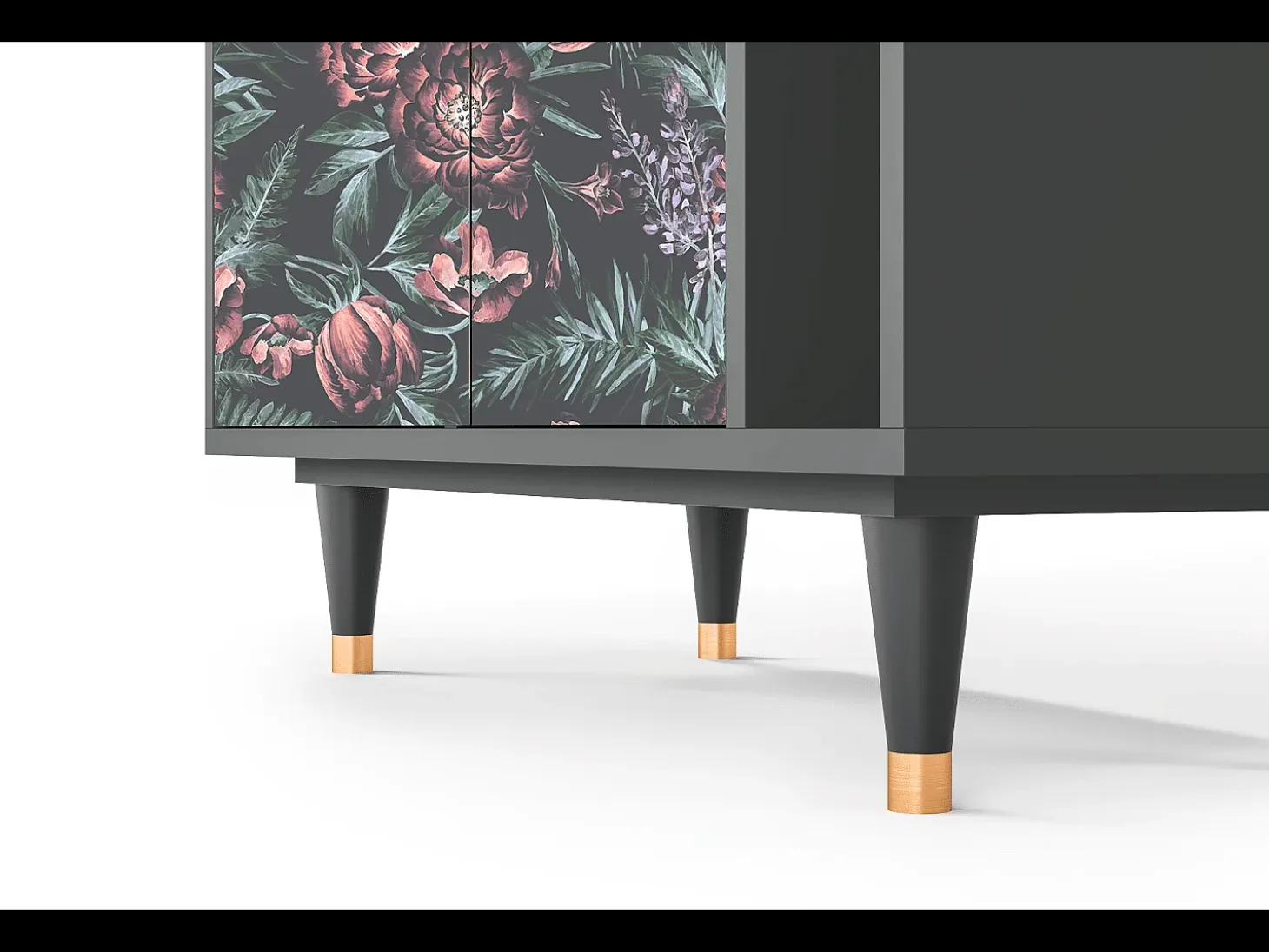 Aparador - 96х110х41 cm - BS6 - Dark Peonies, Antracita