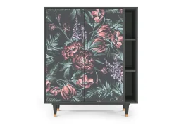 Aparador - 96х110х41 cm - BS6 - Dark Peonies, Antracita