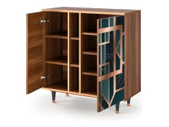 Aparador - 94х96х41 cm - BS5 - Emerald Metro, Nogal