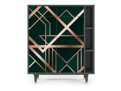Aparador - 96х110х41 cm - BS6 - Emerald Gatsby, Antracita