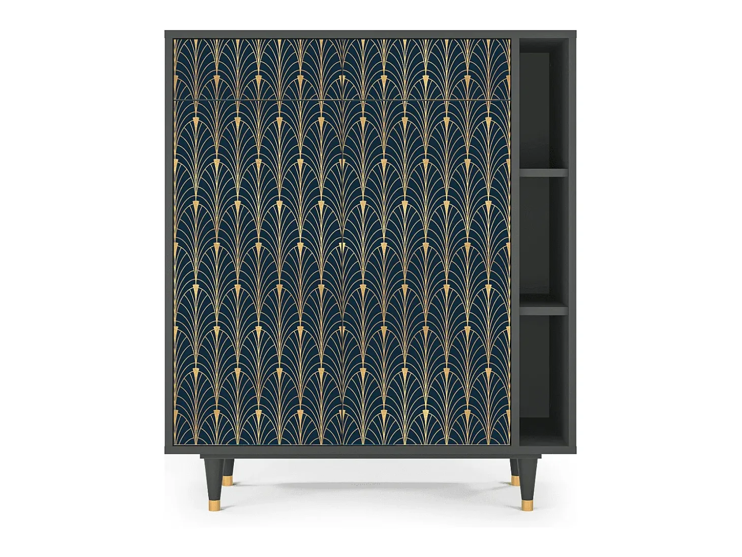 Aparador - 96х110х41 cm - BS6 - Flower of the Nile, Antracita