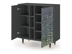 Aparador - 94х96х41 cm - BS5 - Foggy Lights, Antracita