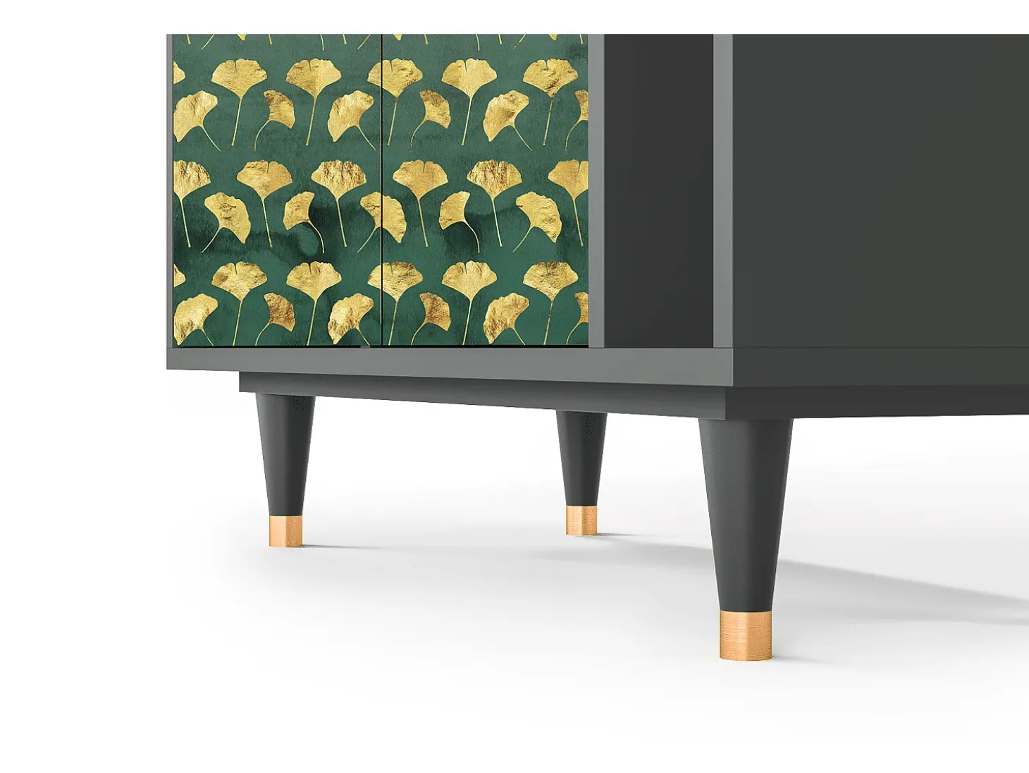 Aparador - 96х110х41 cm - BS6 - Gingko leaves, Antracita