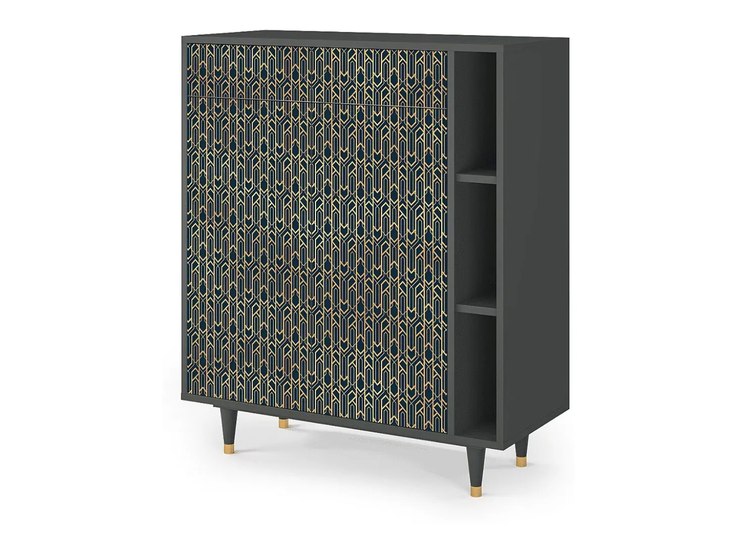Aparador - 96х110х41 cm - BS6 - Golden Empire, Antracita