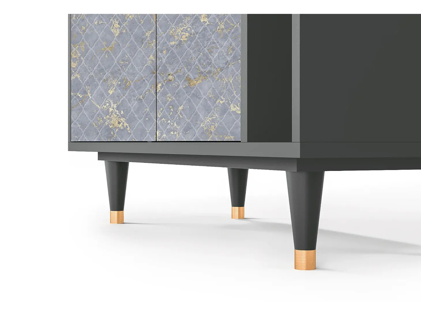 Aparador - 96х110х41 cm - BS6 - Golden Smoke, Antracita