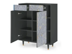 Aparador - 96х110х41 cm - BS6 - Golden Smoke, Antracita