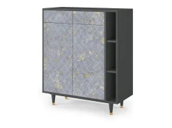 Aparador - 96х110х41 cm - BS6 - Golden Smoke, Antracita