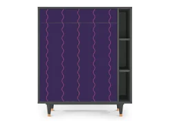 Aparador - 96х110х41 cm - BS6 - Grape Maccaroni, Antracita