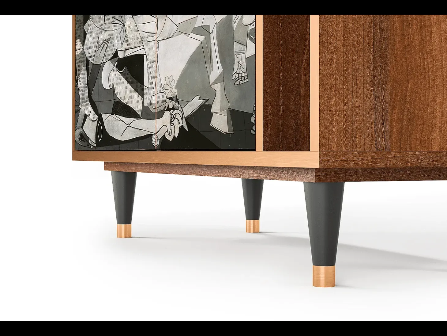Aparador - 96х110х41 cm - BS6 - Guernica by Picasso, Nogal