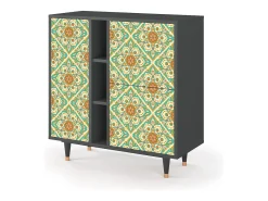 Aparador - 94х96х41 cm - BS5 - Hindu Daisy, Antracita