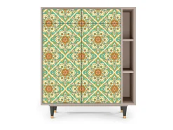 Aparador - 96х110х41 cm - BS6 - Hindu Daisy, Latte