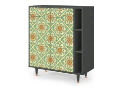 Aparador - 96х110х41 cm - BS6 - Hindu Daisy, Antracita