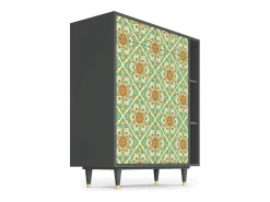 Aparador - 96х110х41 cm - BS6 - Hindu Daisy, Antracita