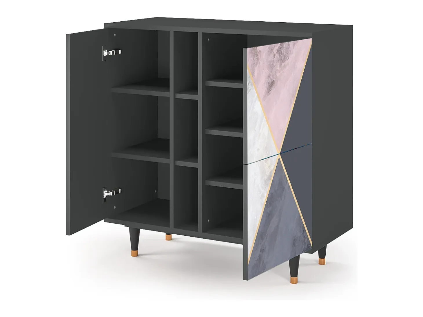 Aparador - 94х96х41 cm - BS5 - Ideal Harmony, Antracita
