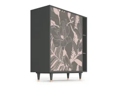 Aparador - 96х110х41 cm - BS6 - Issabelline Flower, Antracita
