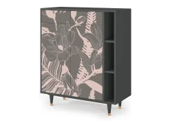 Aparador - 96х110х41 cm - BS6 - Issabelline Flower, Antracita