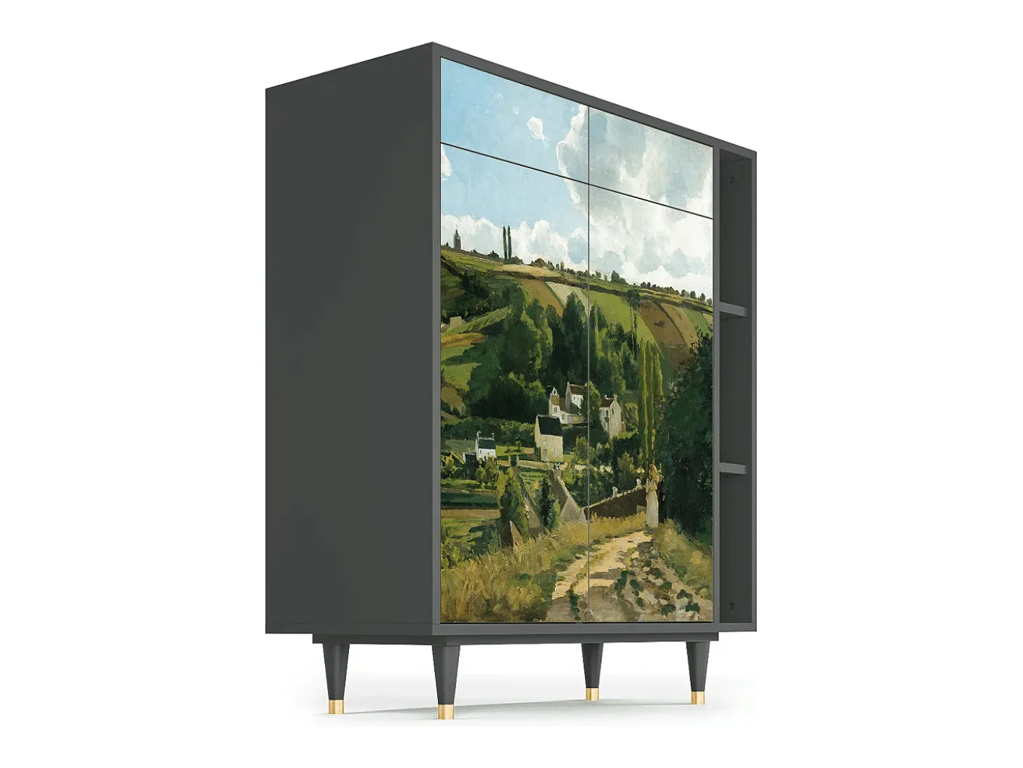 Aparador - 96х110х41 cm - BS6 - Jalais Hill by Pissarro, Antracita