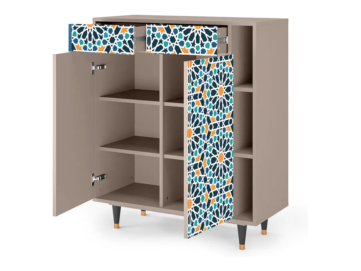 Aparador - 96х110х41 cm - BS6 - Kaleidoscope, Latte