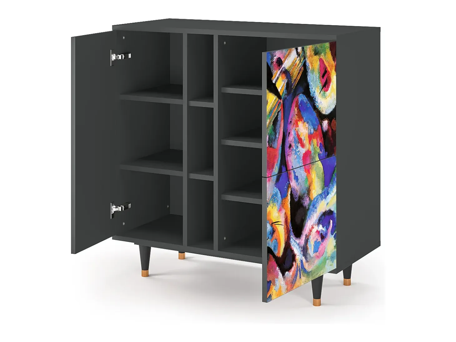 Aparador - 94х96х41 cm - BS5 - Kandinsky, Antracita