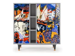 Aparador - 94х96х41 cm - BS5 - Le Séchage des voiles , Gris