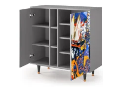 Aparador - 94х96х41 cm - BS5 - Le Séchage des voiles , Gris