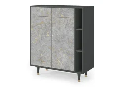 Aparador - 96х110х41 cm - BS6 - Mariana Trench, Antracita
