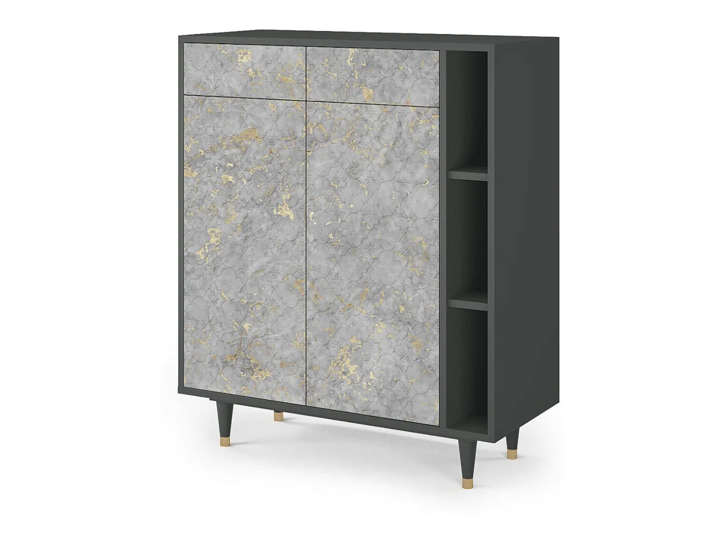 Aparador - 96х110х41 cm - BS6 - Mariana Trench, Antracita