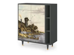 Aparador - 96х110х41 cm - BS6 - Mill along a River, Antracita