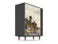 Aparador - 96х110х41 cm - BS6 - Mill along a River, Antracita