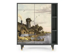 Aparador - 96х110х41 cm - BS6 - Mill along a River, Antracita