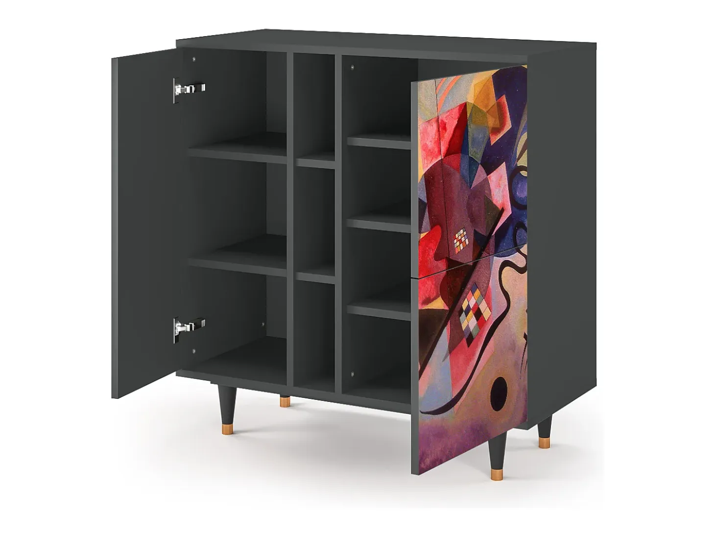 Aparador - 94х96х41 cm - BS5 - Modern Art, Antracita