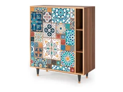 Aparador - 96х110х41 cm - BS6 - Moroccan Market, Nogal