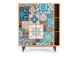 Aparador - 96х110х41 cm - BS6 - Moroccan Market, Nogal
