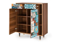 Aparador - 96х110х41 cm - BS6 - Moroccan Market, Nogal