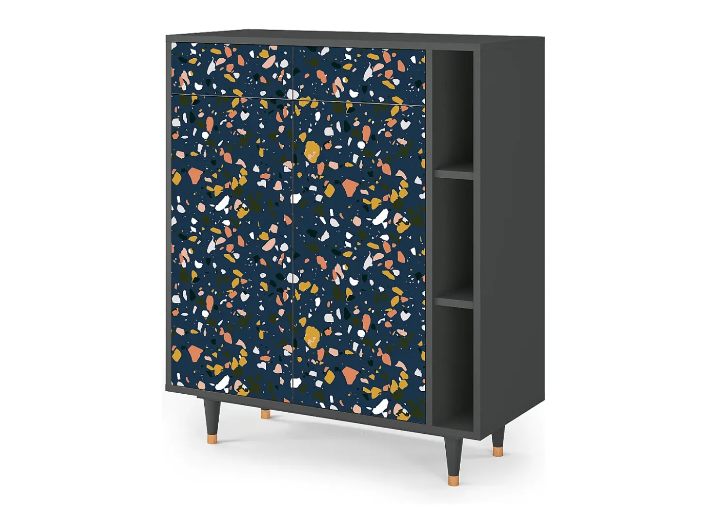 Aparador - 96х110х41 cm - BS6 - Night Sky Langhterns, Antracita