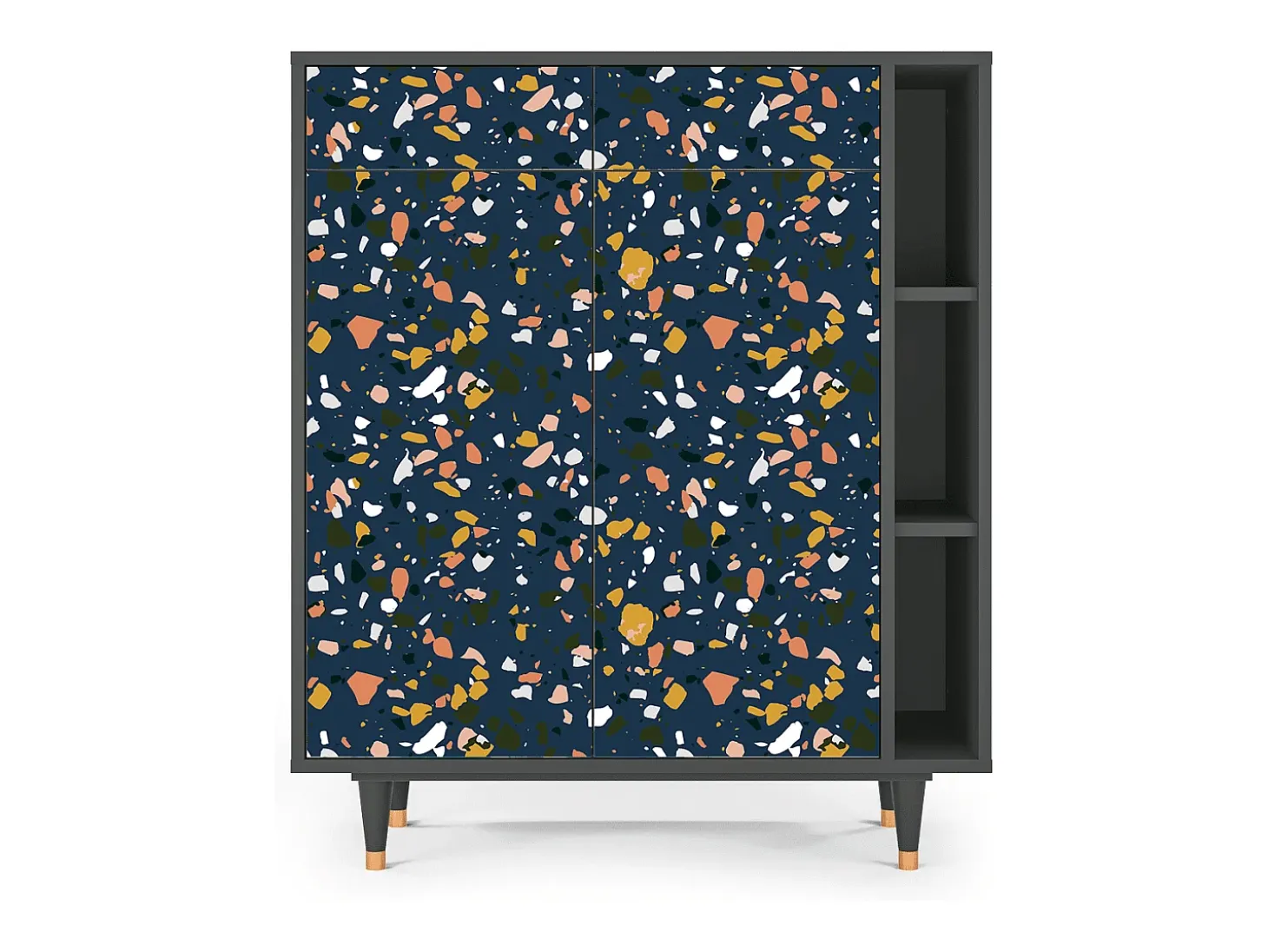 Aparador - 96х110х41 cm - BS6 - Night Sky Langhterns, Antracita