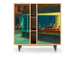Aparador - 94х96х41 cm - BS5 - Nighthawks by Hopper, Nogal