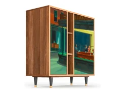 Aparador - 94х96х41 cm - BS5 - Nighthawks by Hopper, Nogal