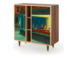 Aparador - 94х96х41 cm - BS5 - Nighthawks by Hopper, Nogal