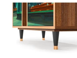 Aparador - 94х96х41 cm - BS5 - Nighthawks by Hopper, Nogal