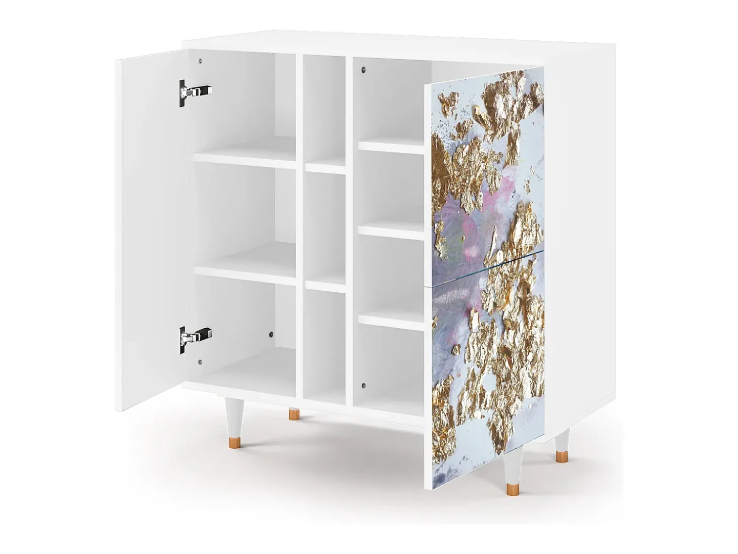 Aparador - 94х96х41 cm - BS5 - Planet Earth, Blanco