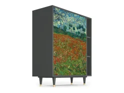 Aparador - 96х110х41 cm - BS6 - Poppy field by van Gogh, Antracita