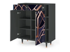 Aparador - 96х110х41 cm - BS6 - Purple Temple, Antracita