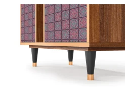Aparador - 94х96х41 cm - BS5 - Riviera Mosaic, Nogal